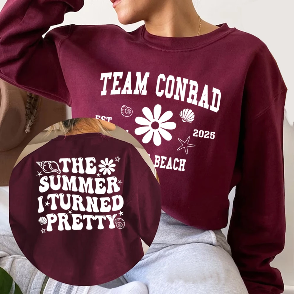 The Summer I Turned Pretty Team Conrad Sweatshirt TSITP Conrad Fisher Shirt Casual Long Sleeve Unisex Crewneck Sweatshirt Hoodie