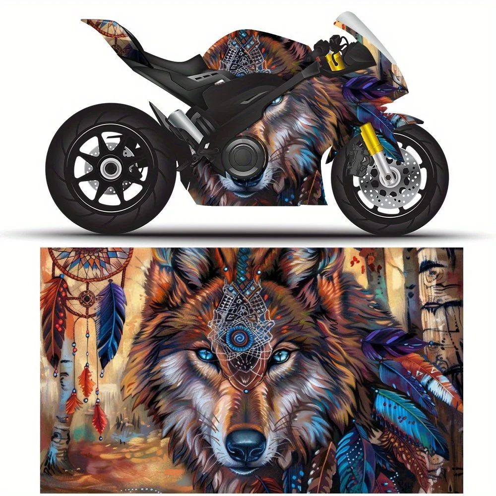 

Высокоэнергетические наклейки для мотоциклов Wilderness Wolf Trace, прочные автомобильные виниловые наклейки, подходящие для большинства автомобилей, наклейки на кузов автомобиля De