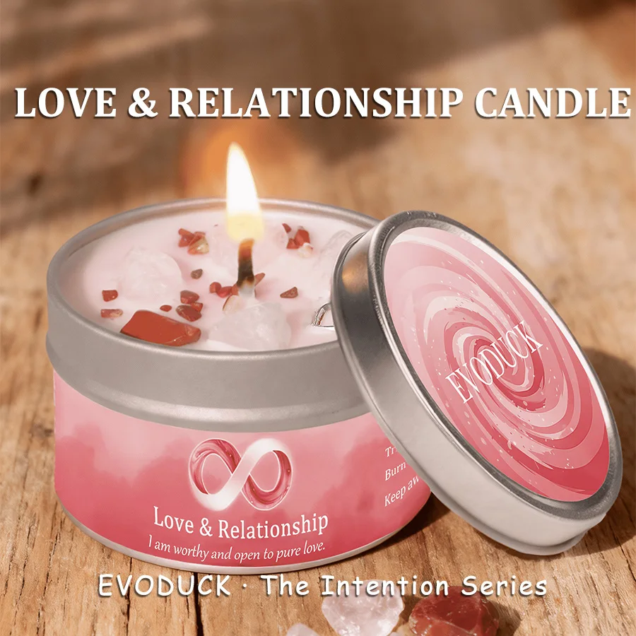 3Oz Law of Attraction Love Energy Scented Candle Manifestation Meditation Christmas Home Decor Gift