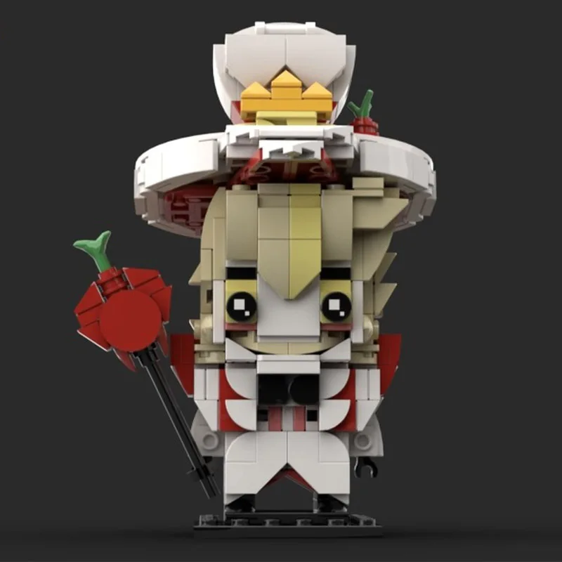 

437PCS MOC Hazbines Hotel Lucifer Morningstar Building Blocks Model, Chibi Angelic Figure, DIY Educational Collectible for Fans