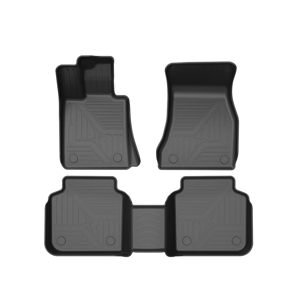 Fully Surrounded Foot Pad For BMW 7 Series 2016 2017 2018 2019 Car Waterproof Non Slip Floor Mat TPE Car Accessories