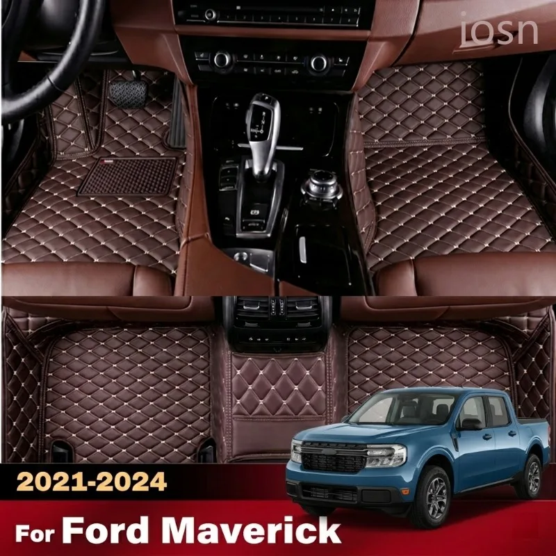 car-floor-mats-for-ford-maverick-2021-2024-full-coverage-styling-carpets-waterproof-rugs-diamond-auto-foot-pads-accessories