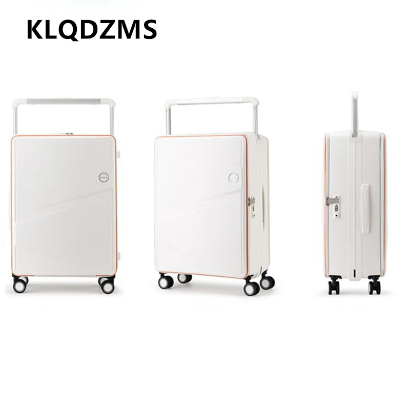 KLQDZMS Men's Suitcase ABS+PC Boarding Box 20