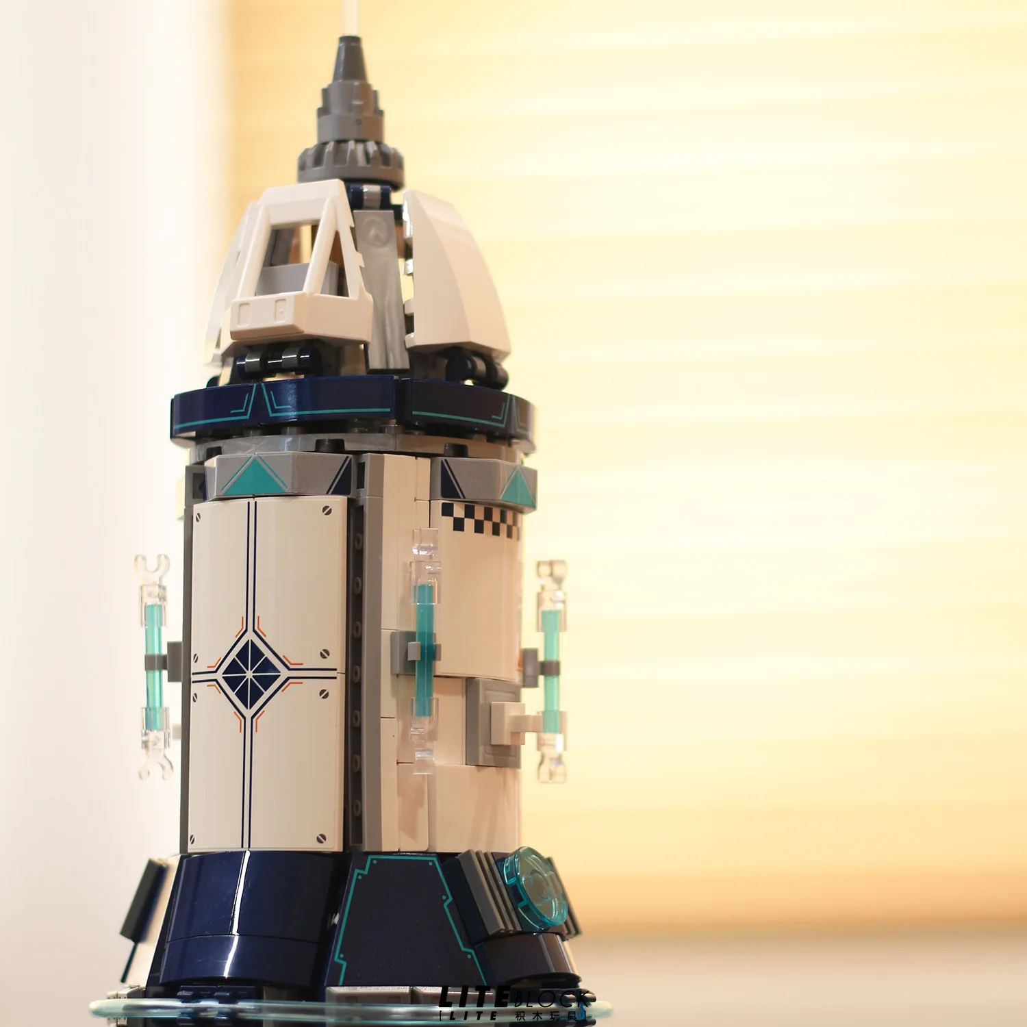 950 pçs moc criatividade técnica aeroespacial foguetes blocos de construção tijolos montagem modelo brinquedos diy para crianças presente aniversário