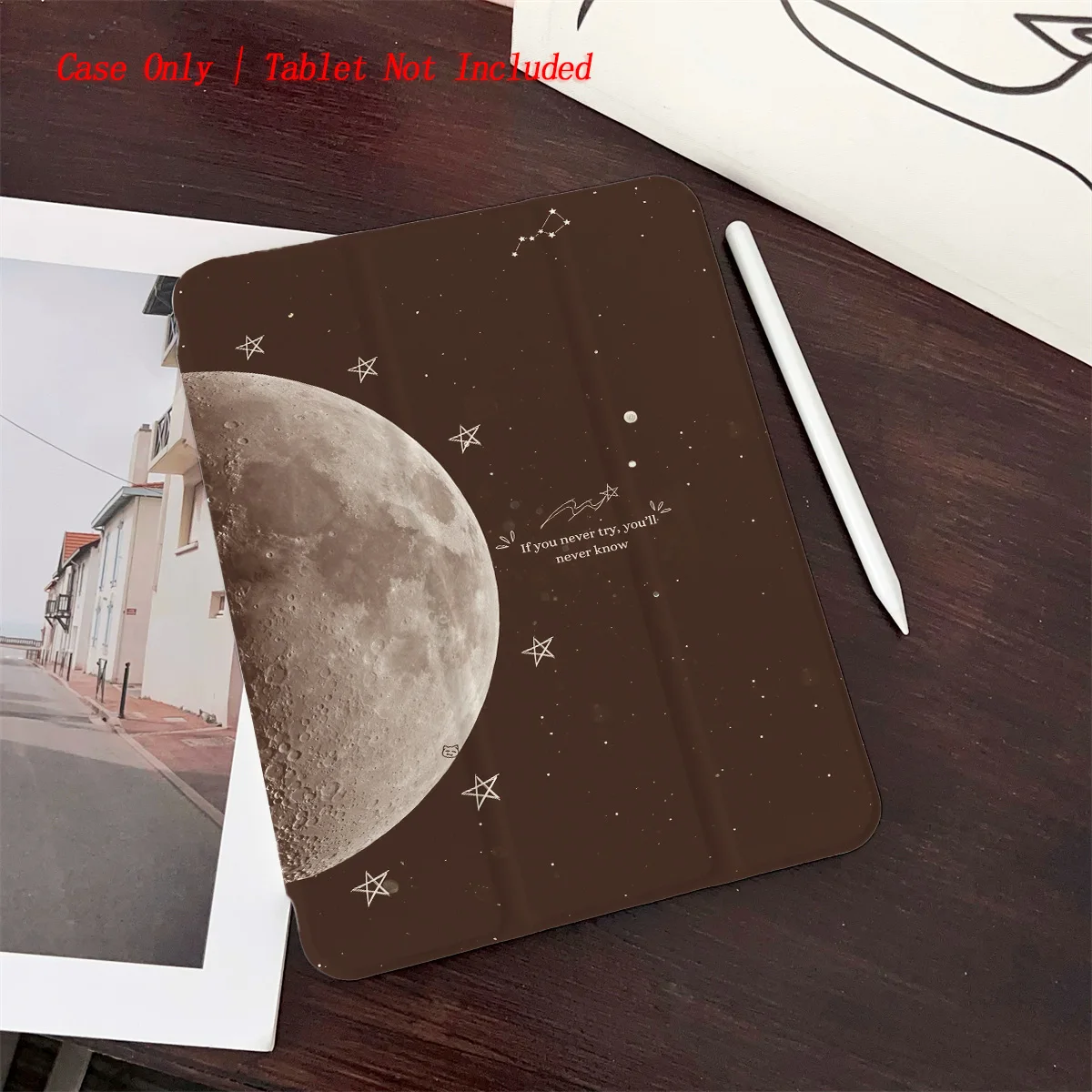 

Элегантный чехол для iPad Moonlit Space для Apple iPad 10-го поколения Pro 11 Air 4 Mini 6, защитный чехол