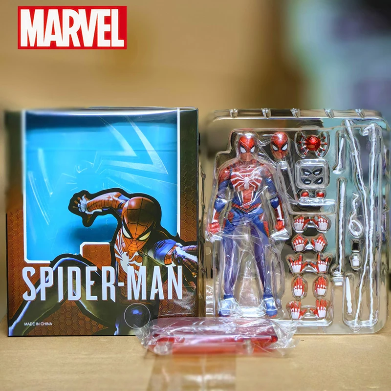 Figuarts Marvel’S Spider Man Ps4 Game Version Peter Parker Marvel Legend Action Figure Model Toys Collection Gift