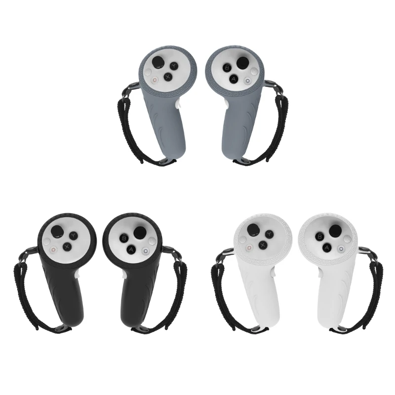 

Silicone Case Handheld Controller Guard Sleeve Nonslip Design with Wrist Strap Secure Housing for 4