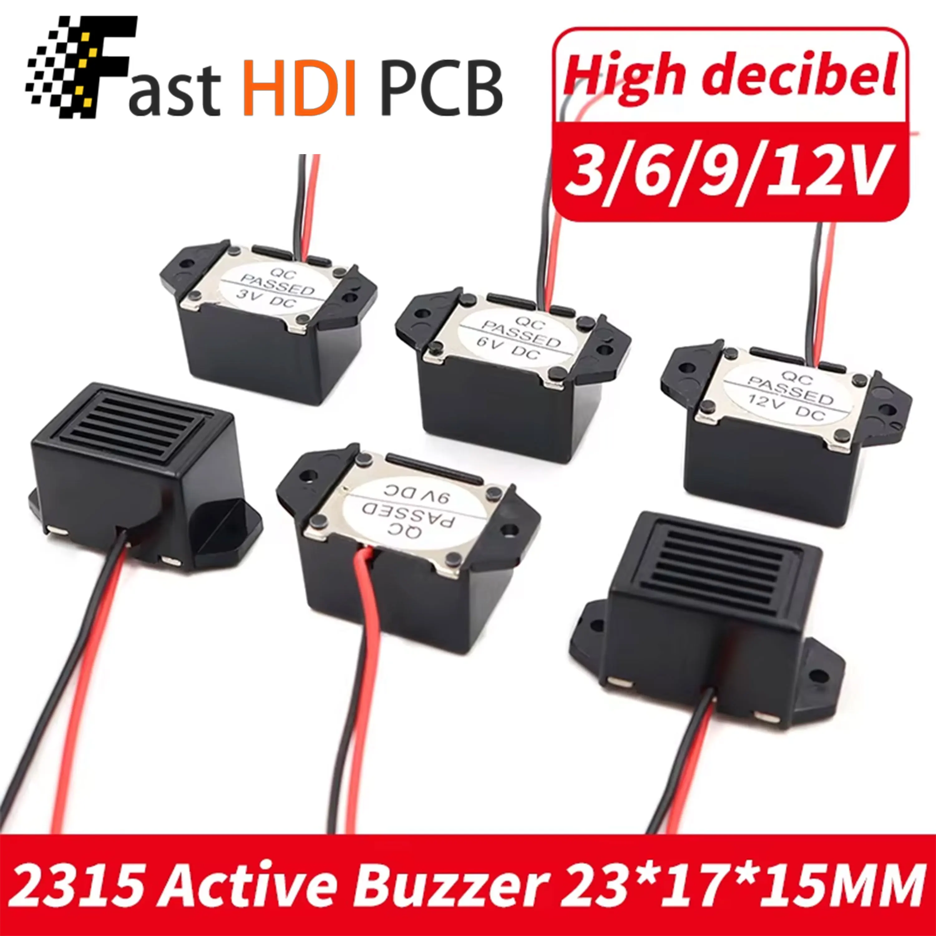 2315 Mechanischer Vibrationssummer DC 3-24V 400Hz für Vertreiber - zdjęcie 1