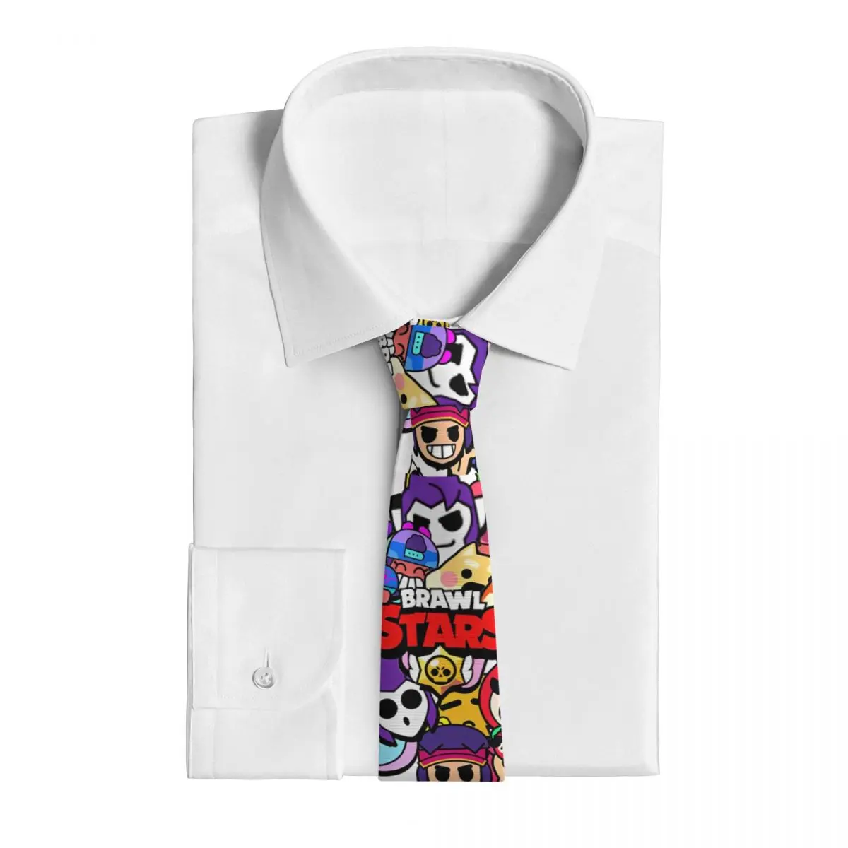 Brawling-Heros Team Video Game Neckties Slim 8 cm Wide Neck Tie for Mens Shirt Accessories Cravat Wedding Accessories Business