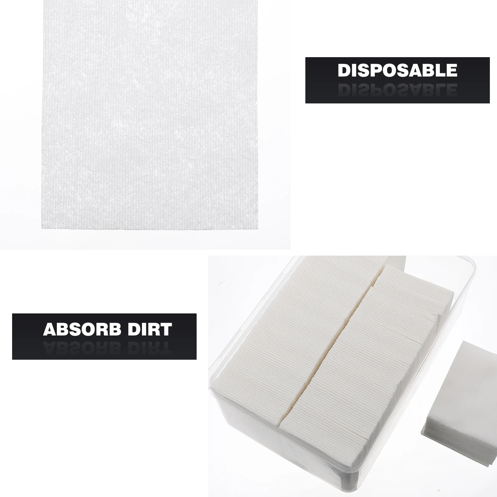 แผ่นเช็ดเครื่องสำอางแบบใช้แล้วทิ้ง 2000 ชิ้น ทำจากผ้าไม่ถักทอ สำหรับทำความสะอาดใบหน้า อุปกรณ์ดูแลผิวหน้า ทำความสะอาดส่วนบุคคล