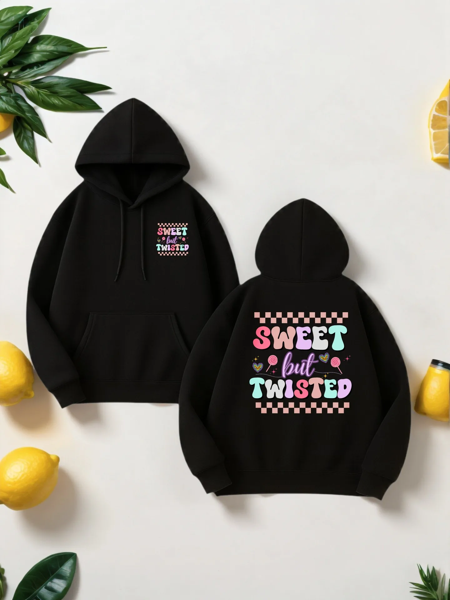 

Graphic Hoodie Men, Letter Print, Casual Style, Fleece, For Men, For Everyday Wear