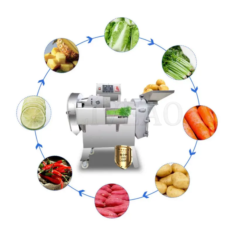 2023 Fruit Vegetable Cube Cutting Machine Green Pepper Dicing Machine Commercial Vegetable Shreds Slicer