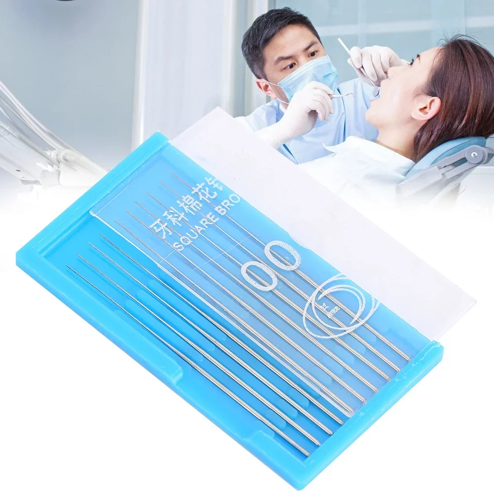 

10Pc Dental Endo Irrigation Needle Tip Stainless Steel Material Endodontic Needle Root Canal File Tooth Care Treatment Tool 000#