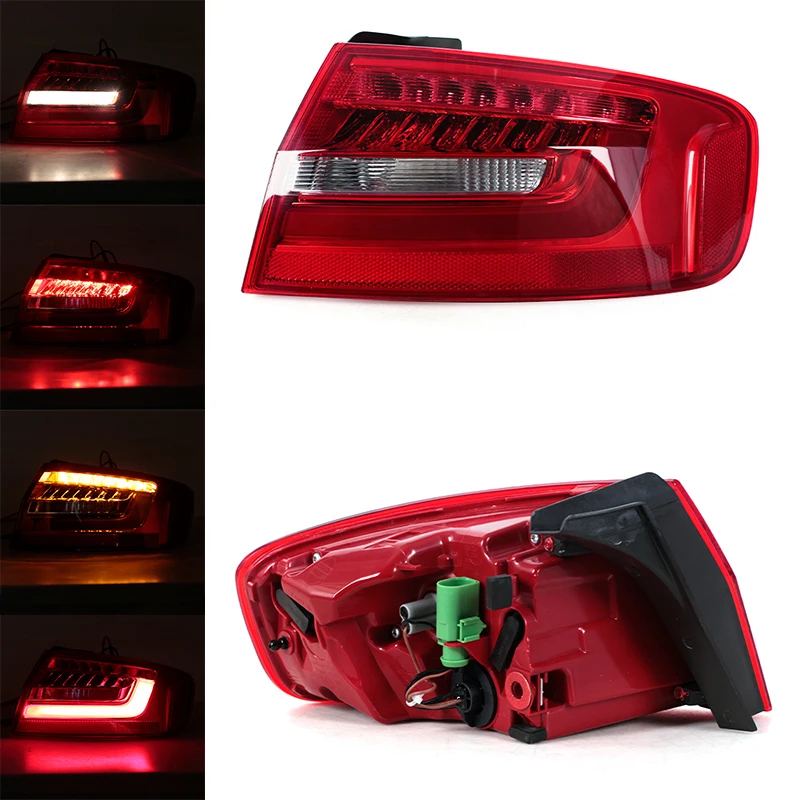 Car Tail Light For Audi A4 B8.5 2013-2016 A4L Rear Signal Light LED Rear Brake Light Tail Light Assembly 8K5945095A 8K5945094A view 3