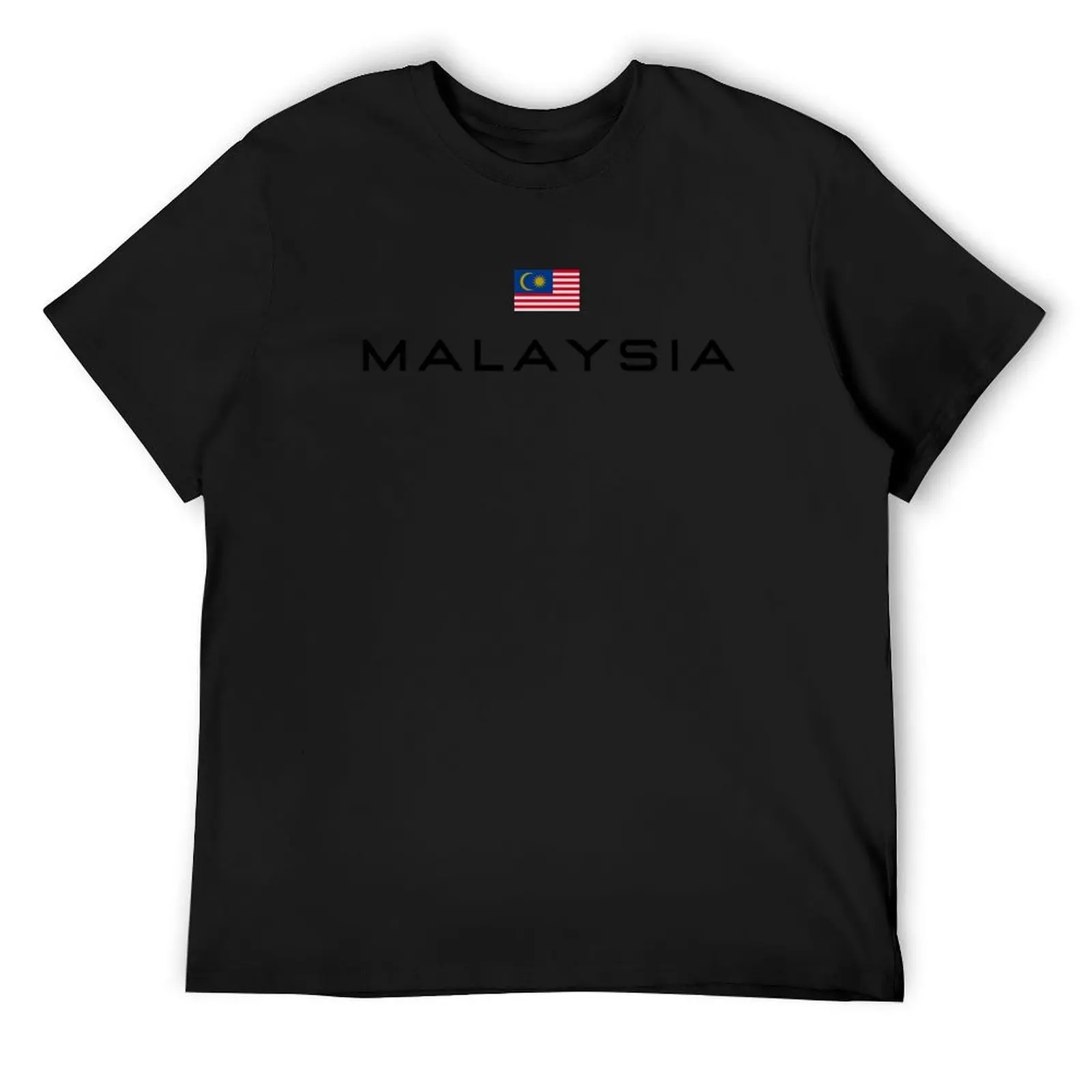 

Malaysia flag T-Shirt hippie clothes anime tshirt oversized street wear mens cotton t shirts