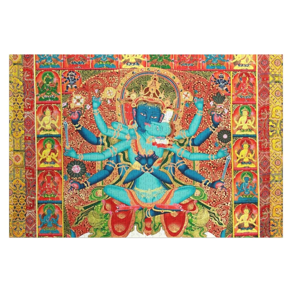 

Mandala 101 Chakrasmavra Tantra Thangka Jigsaw Puzzle Personalized Gift Ideas Wooden Boxes Puzzle