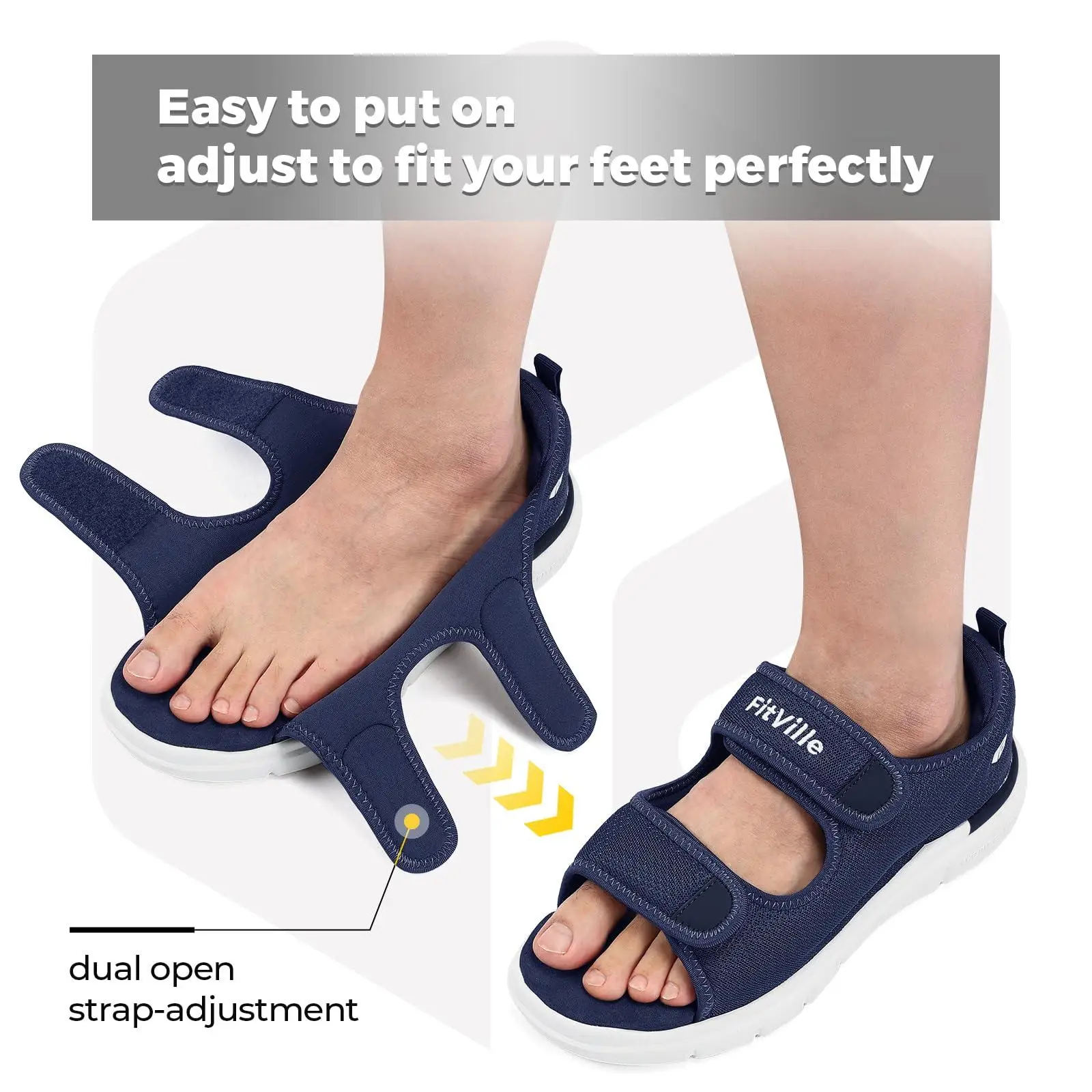 fitville-men‘s-sandals-wide-diabetic-shoes-for-men-beathable-beach-sandal-with-arch-support-feet-pain-relief-plantar-adjustable