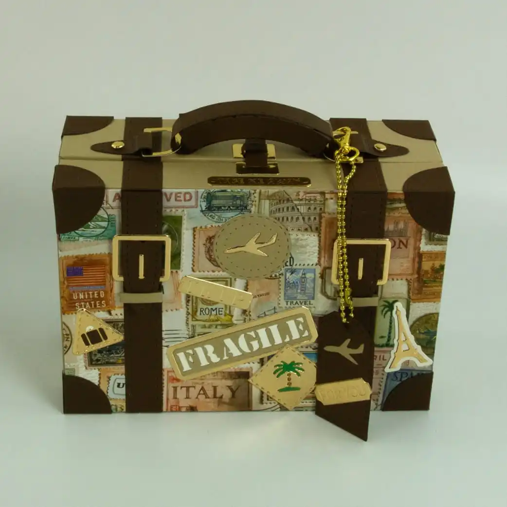 Legacy Luggage - Showcase Box June Tonic Metal Craft Cutting Dies Diy Scrapbook Paper Diary Decoration Card Handmade Embossing