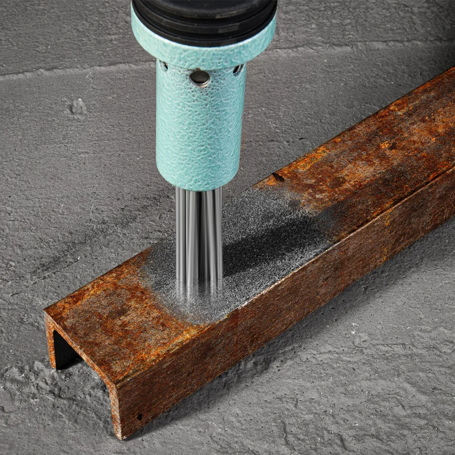 Strumento per sbavatura SDS Plus, disagnatore ad ago con impugnatura staccabile – Strumento durevole per la rimozione della ruggine e la finitura dei bordi per la lavorazione dei metalli