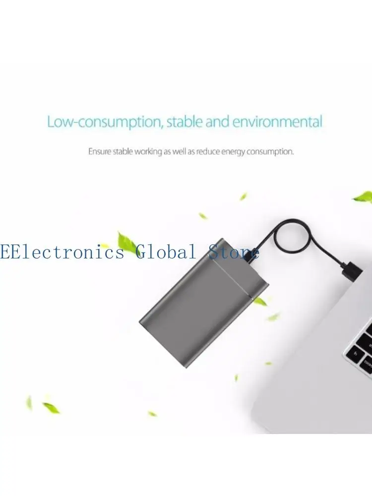 462B Type C to MSATA HDD Enclosure Aluminum Alloy Mini-SATA SSD to USB3.1 for Cas