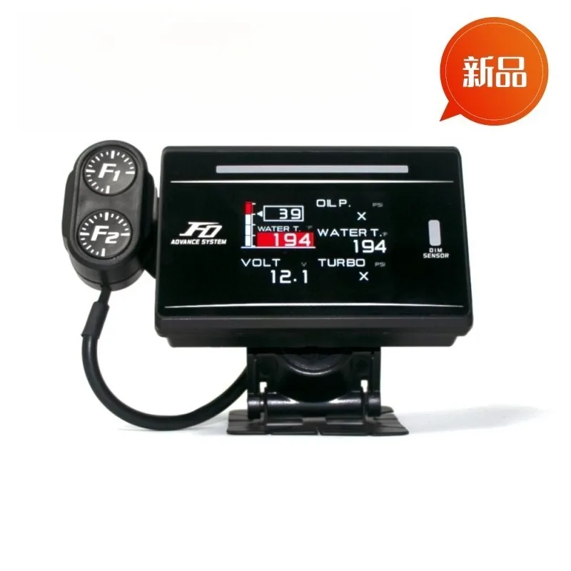 Multi-Function Car Gauge Oil Temp Pressure Water Temp Turbo Boost Tachometer RPM Meter
