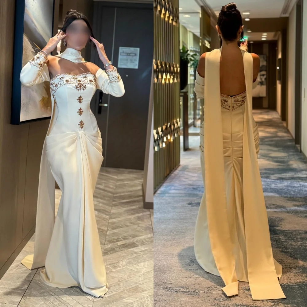 

Индивидуальные одинаковые джерси с блестками и узором Русалка без бретелек Длинные платья на заказ Мода Классика