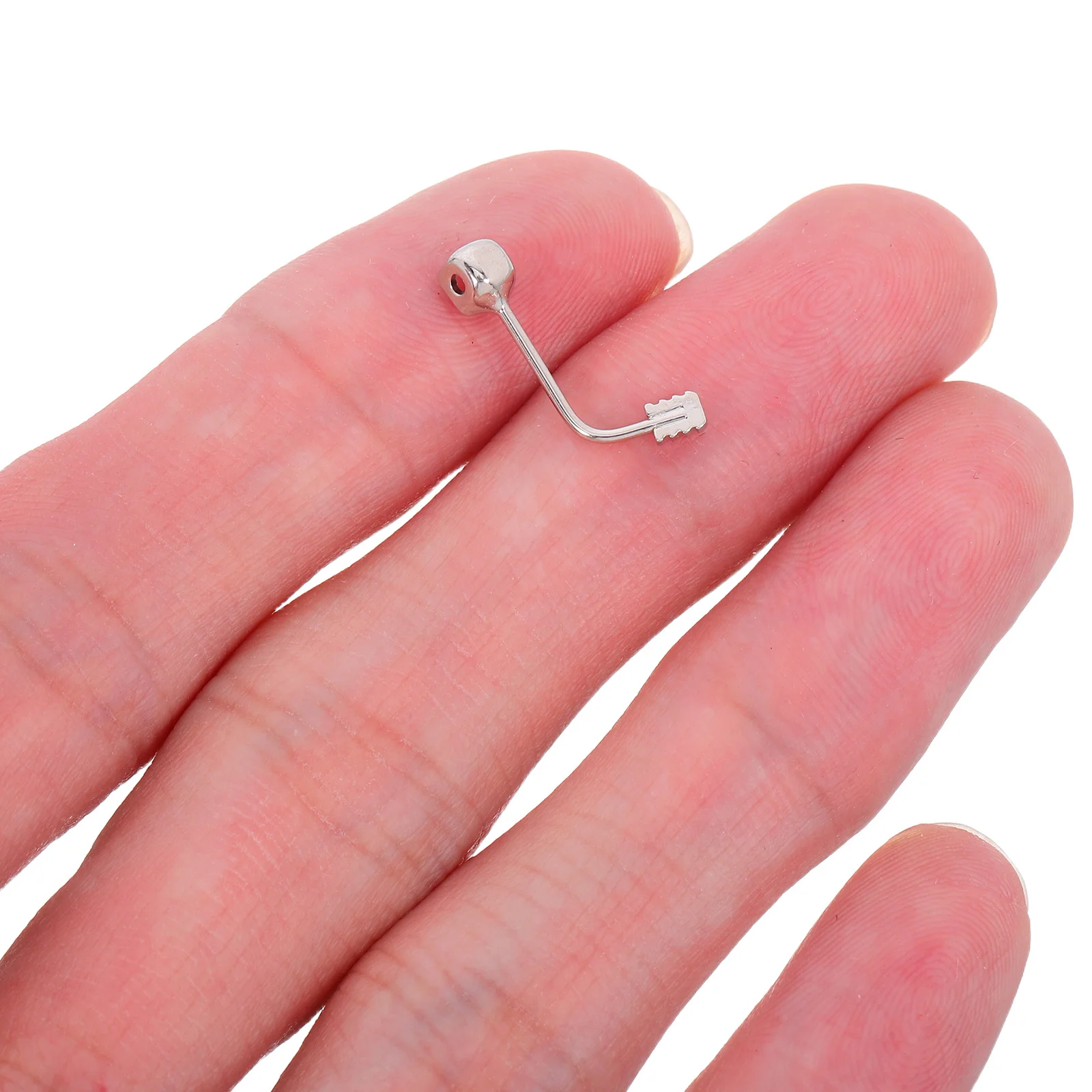 

Insert Style Nose Pad Bracket Set Metal Glasses Repair Kit U-Shaped Replacement Durable Comfortable Sunglasses Eyewear
