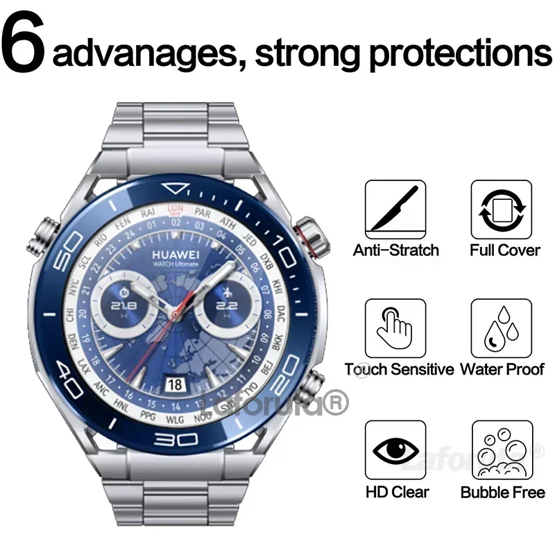 Tempered Glass For Huawei Watch Ultimate Protective Glass For huawei Ultimate Life Screen Protector Film Smartwatch Accessories
