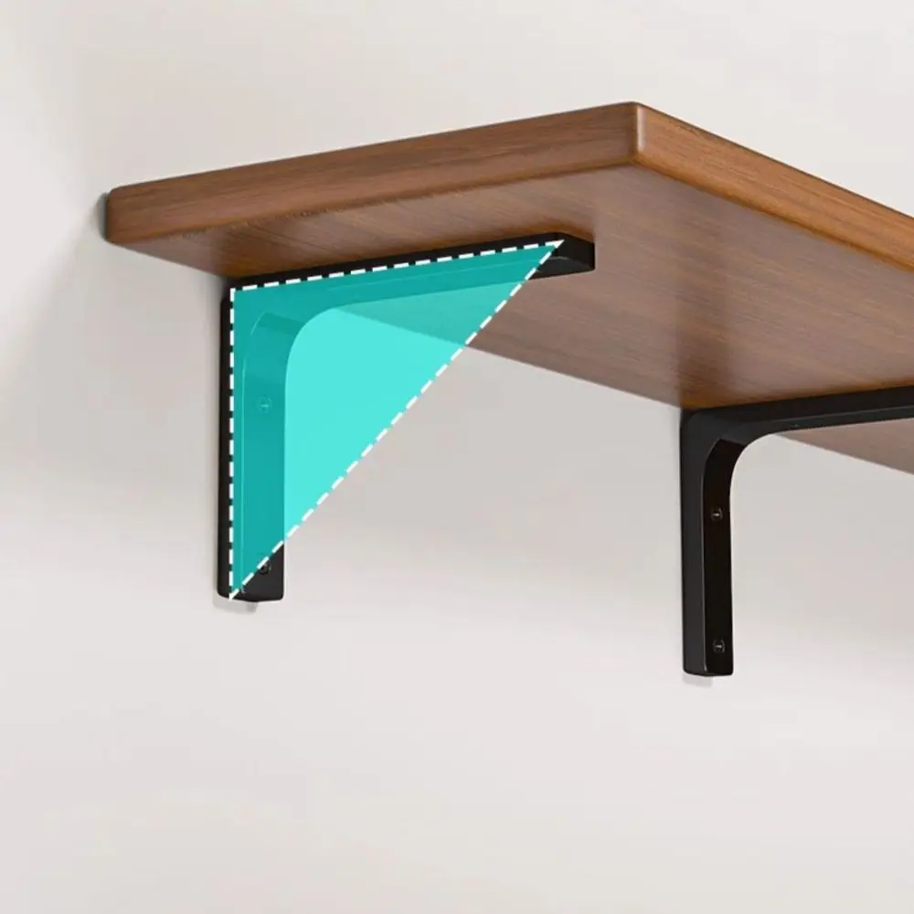 

Металлическая конструкция Металлические складные кронштейны для полок Складной дизайн Настенный складной опорный кронштейн треугольной формы