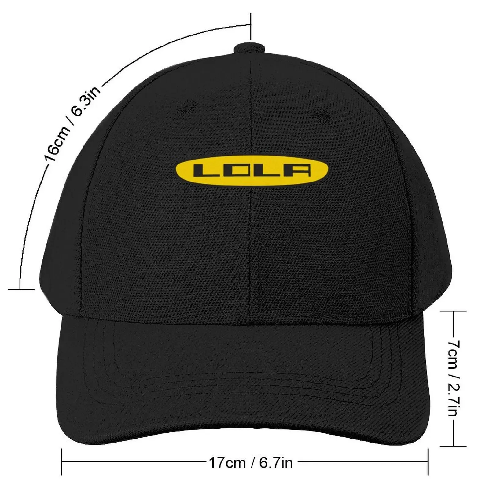 Lola Racing cars 1960&x27;s logo - with original factory addressEssential T-Shirt Baseball Cap