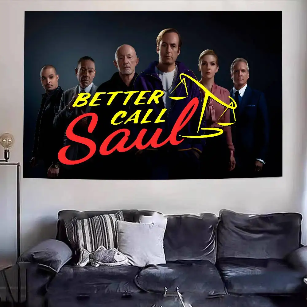 B-Better C-Call S-Saul موضوع خلفية القماش حفلة عيد ميلاد سعيد الطفل لوازم استحمام الديكور راية اطلاق النار الدعائم