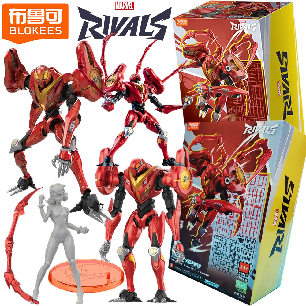 

New BLOKEES Official Marvel Rivals Trendy Action Figures Collection Peni Parker Champion Class Desktop Display Model Toy Gift