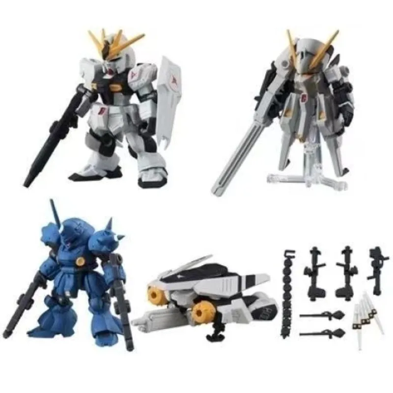 Bandai Originele Echte Gundam Gashapon Mobiel Pak Ensemble 04 Anime Actie Assemblage Speelgoed Model Ornamenten Geschenken Voor Kinderen