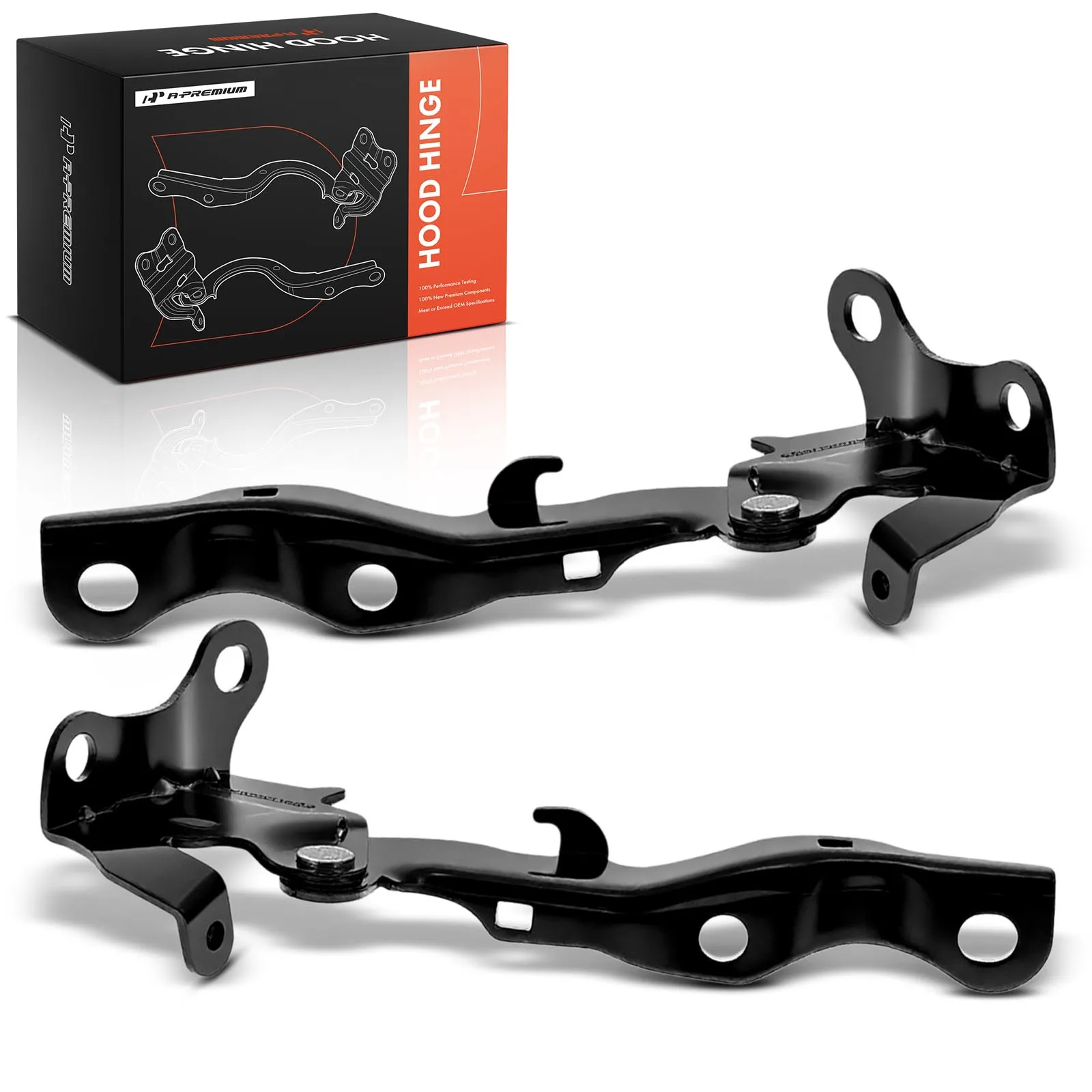 A-Premium Pair Front Driver & Passenger Side Hood Hinge for Nissan Sentra 1995-1999 200SX 1995-1998