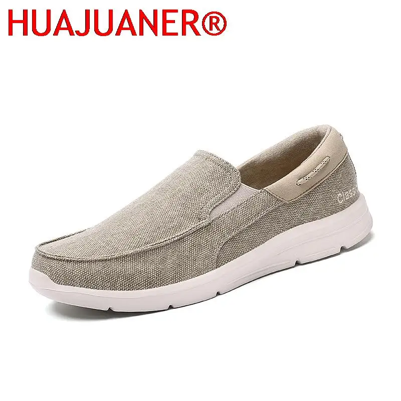 

Classic Men Canvas Shoes Men's Mules Shoes Summer Casual Loafers Lightweight Male Footwear Slip on Sneakers Male Big Size 39-47