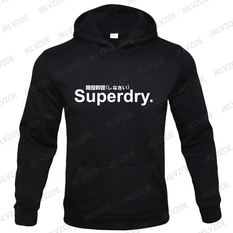 2024 Women Clothing Fashion Superdry Letter Hoody Trend Funny Men Hoodies Sweatshirts Hip Hop Streetwear Pullover Sport Hoodie