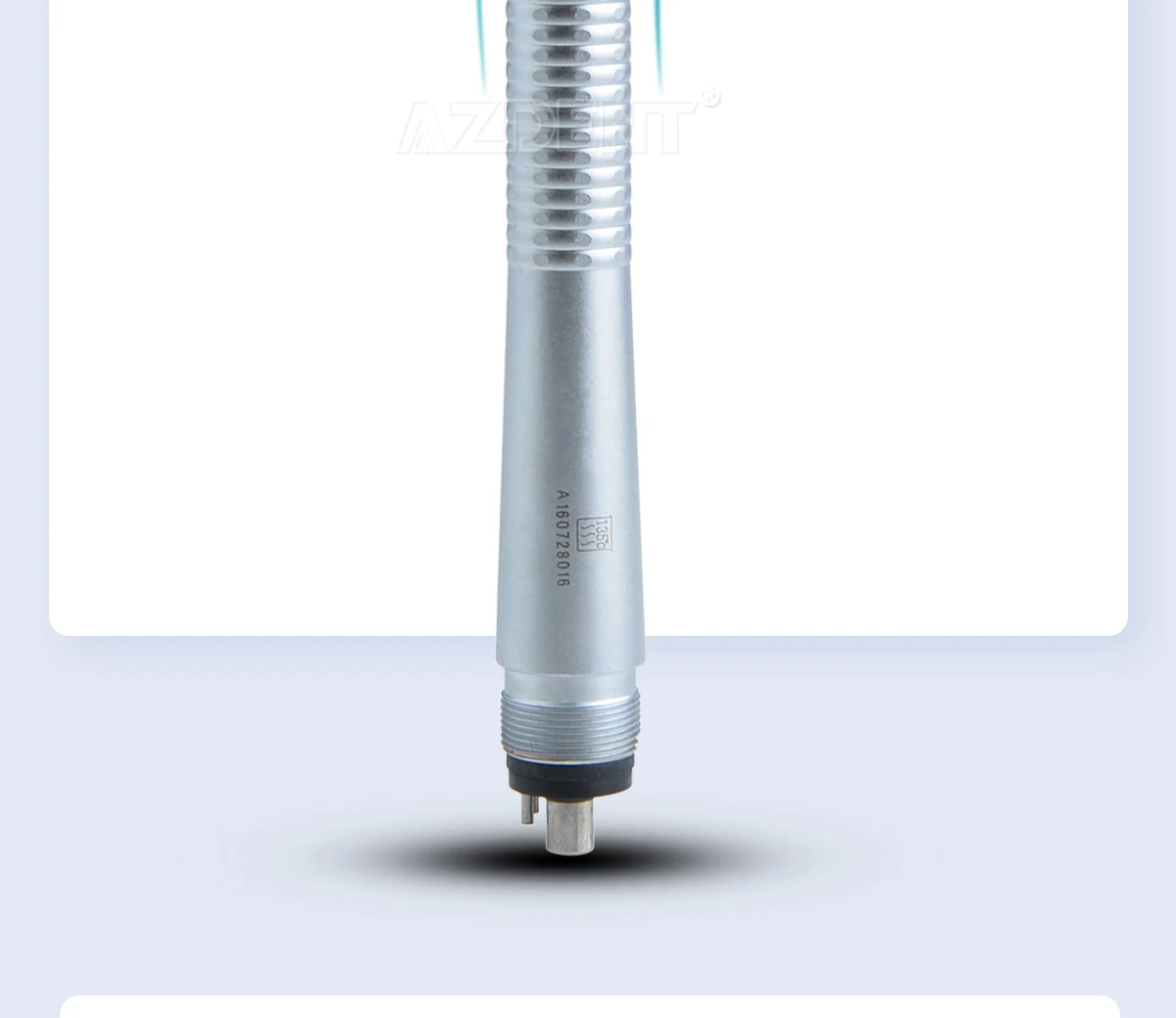 AZDENT Dental High Speed Handstück Standard Kopf Push Button Single Way Spray Zahnmedizin Medizinische Turbine Handstück – Detail 7