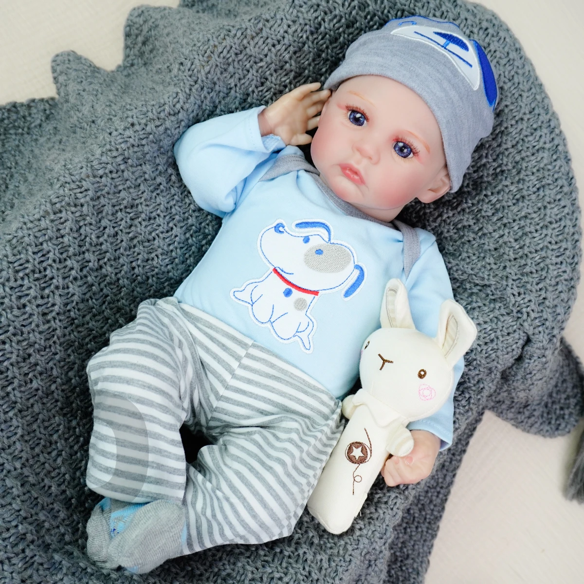 JOYORA 50CM realistische babypop 3D huid voltooid schilderij hoge kwaliteit mode wedergeboorte pop handgemaakte perfecte verjaardagscadeau