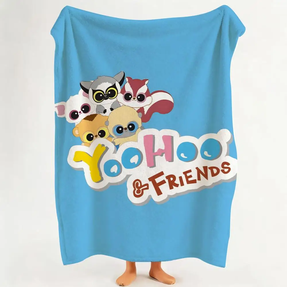toy Y-YooHoo F-Friends Throw Flannel Throw Blanket Suitable for Sofa、Living Room、Bedroom