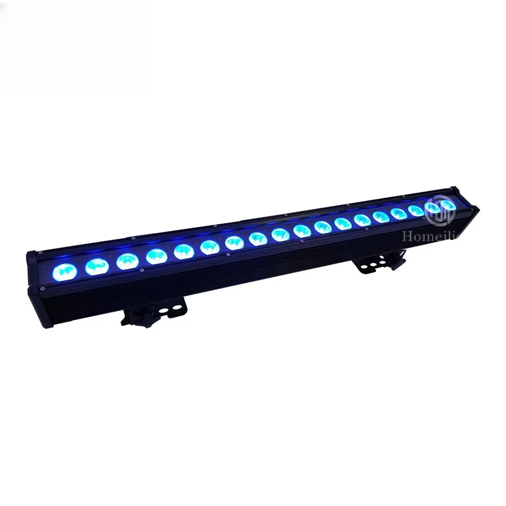 

Hot Sales 18x20w Rgbw 4 in 1 Led Wall Washer Light Single Control Point Control Use for Outdoor Building Decoration