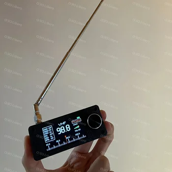 1,9 Zoll IPS-Bildschirm LSB USB AM FM FM/AM Radio mit Antenne 0,5-108 MHz SI4732 Mini-Taschenradio HF SW MW VHF-Radio