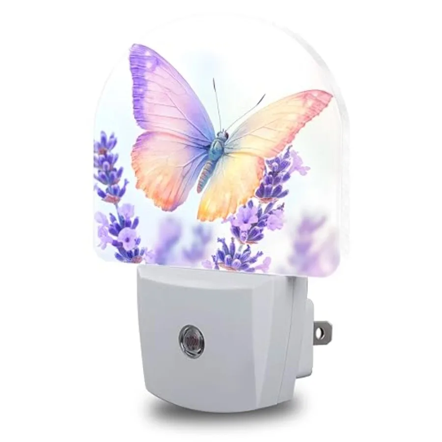 Night Lights Plug into Wall Night Light Dusk to Dawn Smart Sensor Decorative Round Led Lamp for Bedroom Kitchen Hallway Nightli