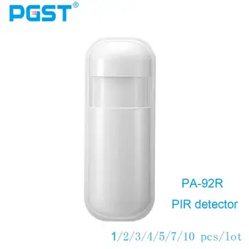 Pgst 92r Pir Bewegingssensor Detector 433Mhz Ev1527 Voor Thuis Alarmsysteem Draadloze Infrarood Bewegingsdetector