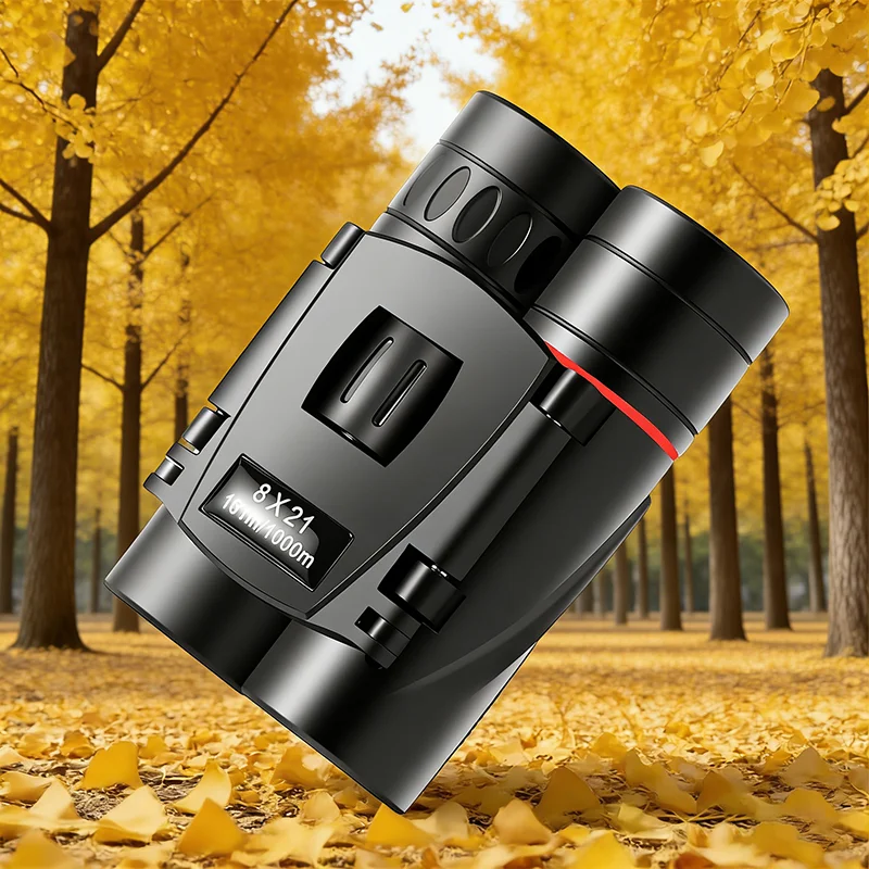 Mini Binocolo Compatto e Leggero 8x21 per Concerti, Opera, Sport, Attività all'Aperto, Escursionismo, Viaggi, Bambini e Birdwatching