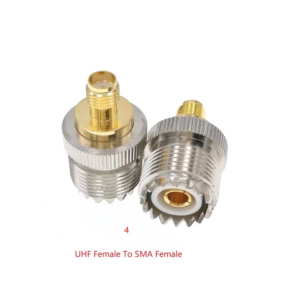 UHF PL259 SO239 To SMA Male Female Connector  Adapter 1PC