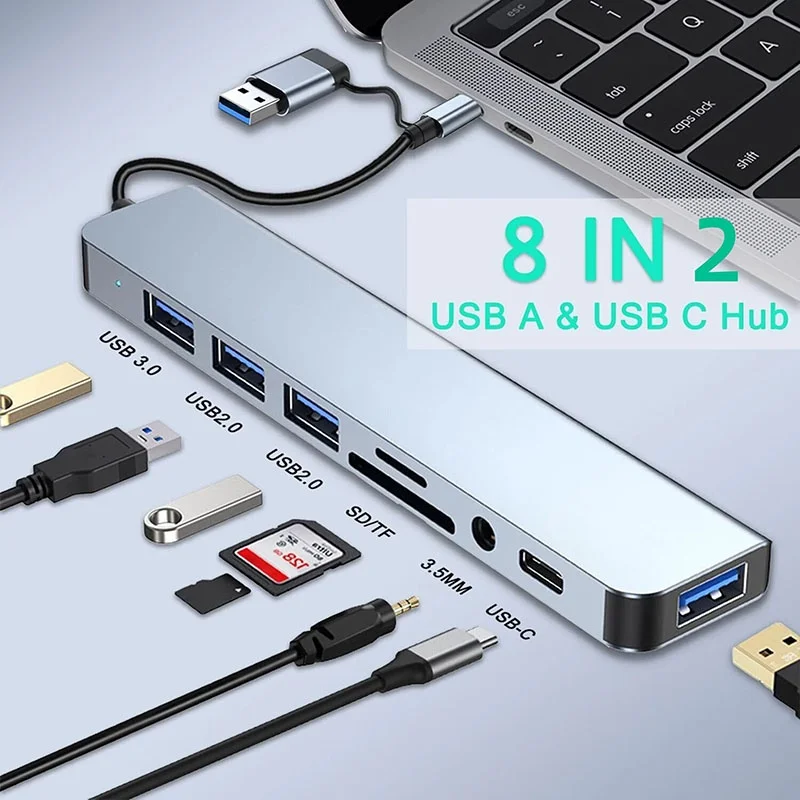 8 In 2 Usb 3.0 Expa…