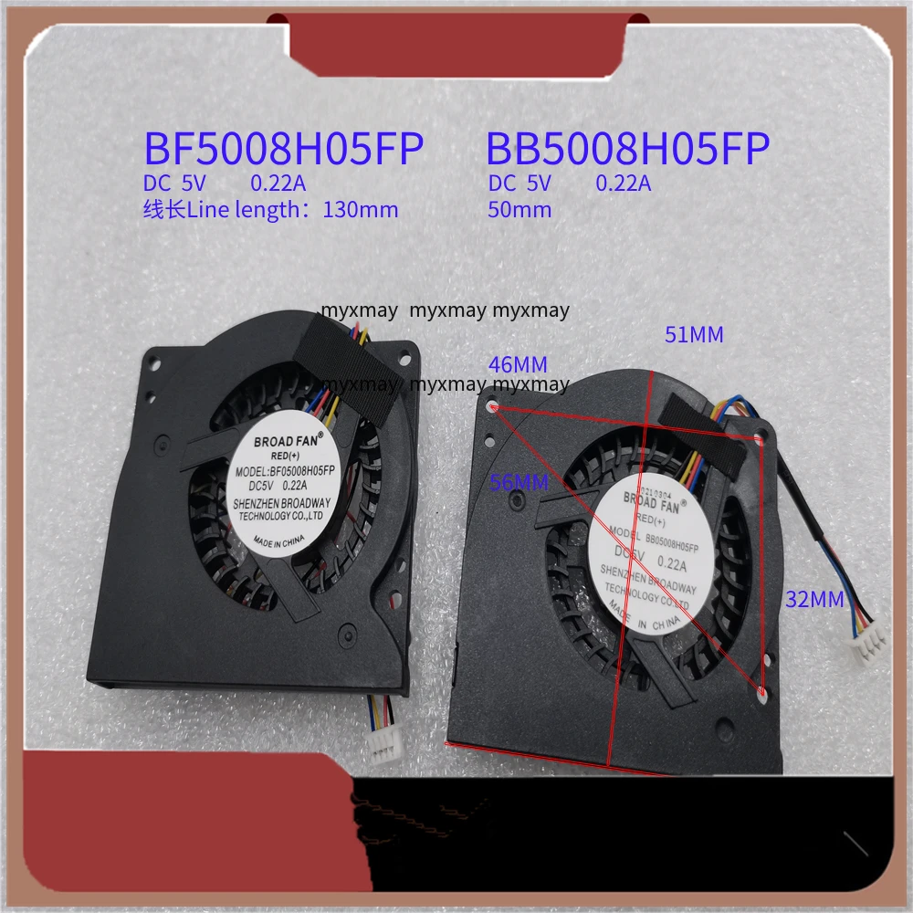 Новый вентилятор охлаждения процессора для BeelinK GK55 LZX MINI PC BF5008H05FP BB5008H05FP DC5V 0,2 A