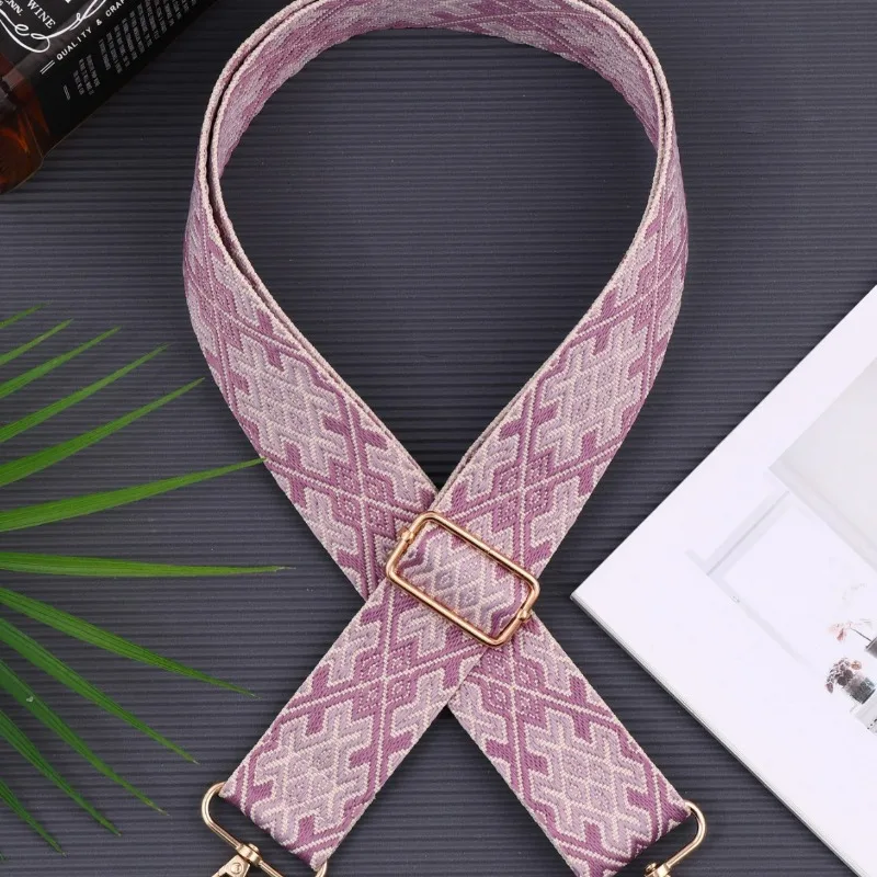 Nylon Shoulder Bag Strap Adjustable Women Handbag Belt Shoulder Crossbody Replacement Adjustable Strap Bag Part Accessory Belt