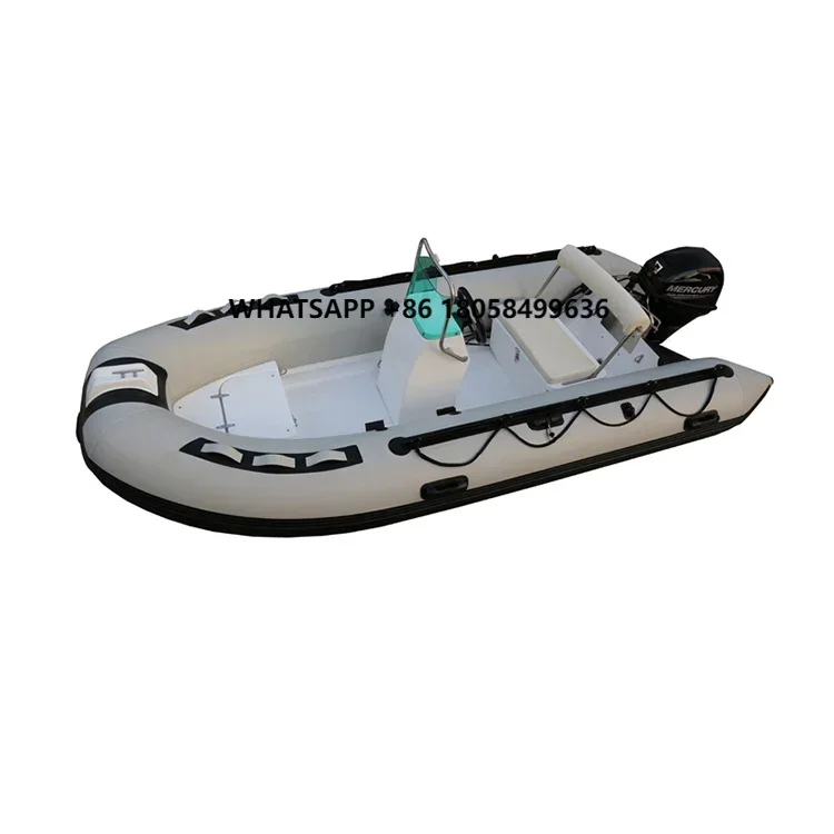 Chinese Manufacturer Wholesale Rigid Hypalon Inflatable Fiberglass High Speed Fishing Rib Boats