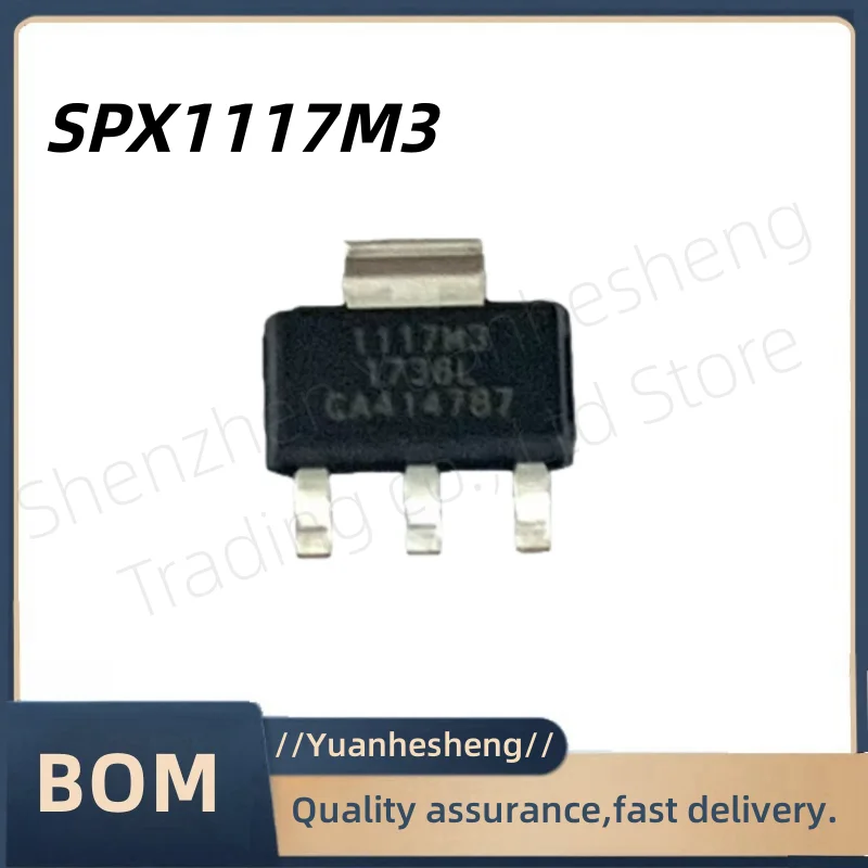 50PCS/Original SPX1117M3-L/TR 1117M3 SOT-223 step-down regulator chip